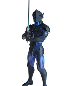 Over Watch Genji's Full Body Armour Suit Black Edition With Lights